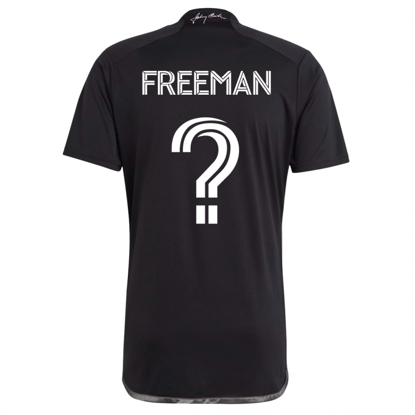 Niño Camiseta Tyler Freeman #0 Negro 2ª Equipación 2023/24 La Camisa Chile