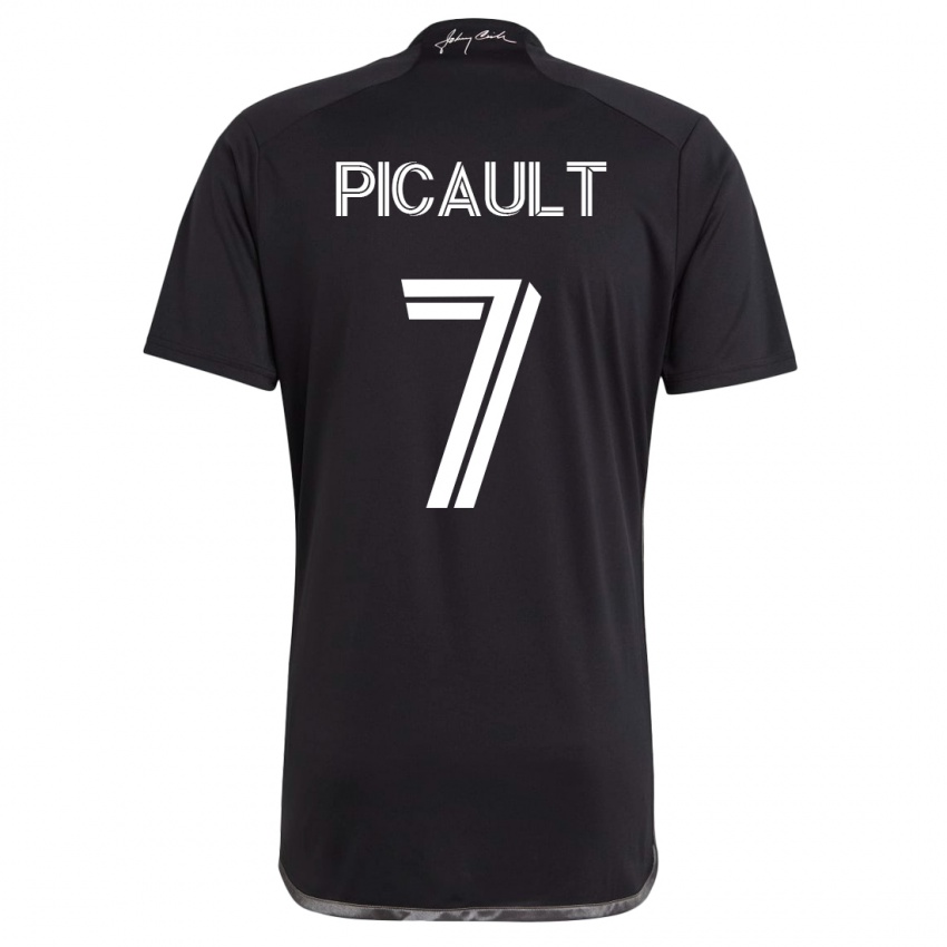 Niño Camiseta Fafà Picault #7 Negro 2ª Equipación 2023/24 La Camisa Chile
