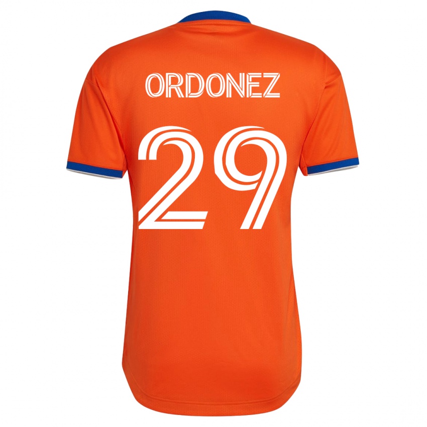 Niño Camiseta Arquímides Ordóñez #29 Blanco 2ª Equipación 2023/24 La Camisa Chile