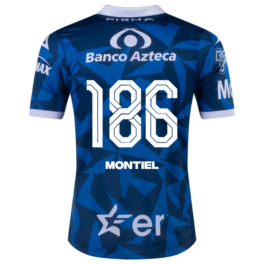 Niño Camiseta Santiago Montiel #186 Azul 2ª Equipación 2023/24 La Camisa Chile