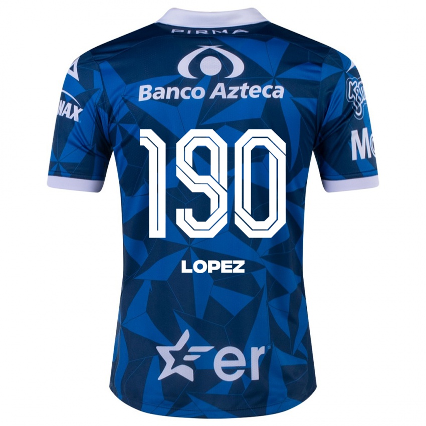 Niño Camiseta Josué López #190 Azul 2ª Equipación 2023/24 La Camisa Chile