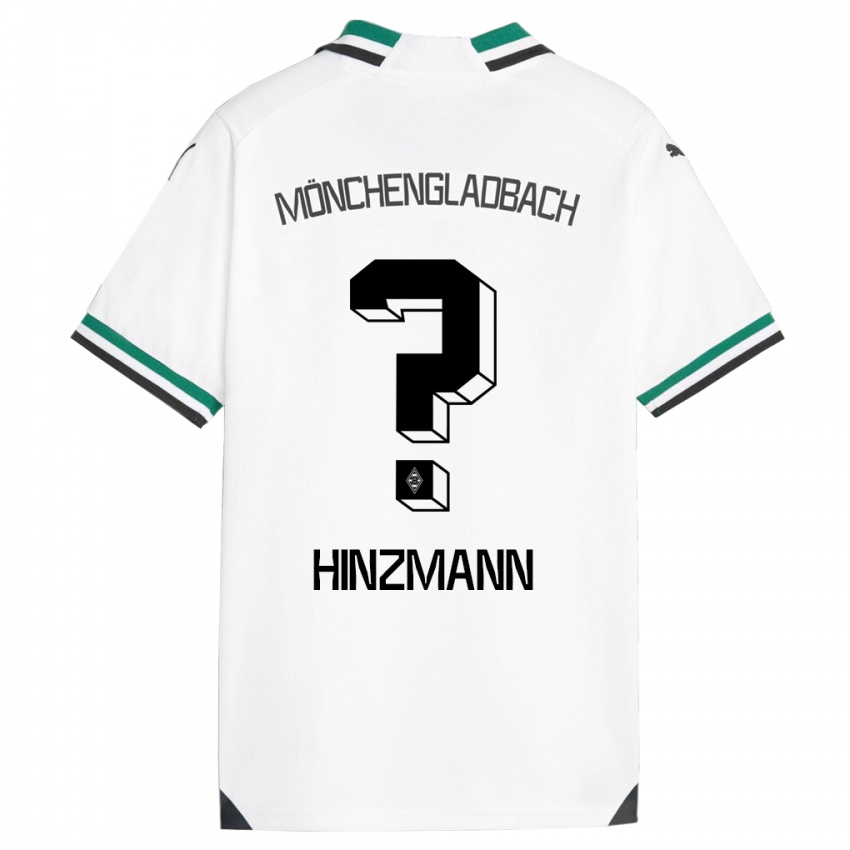 Hombre Camiseta Sinan Hinzmann #0 Blanco Verde 1ª Equipación 2023/24 La Camisa Chile