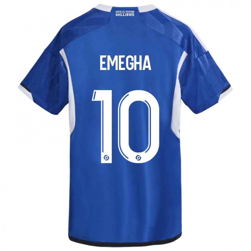 Hombre Camiseta Emanuel Emegha #10 Azul 1ª Equipación 2023/24 La Camisa Chile
