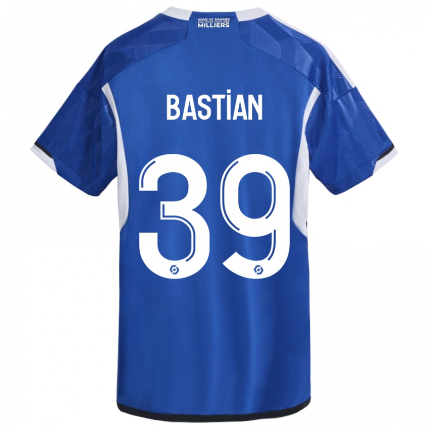 Hombre Camiseta Maxime Bastian #39 Azul 1ª Equipación 2023/24 La Camisa Chile