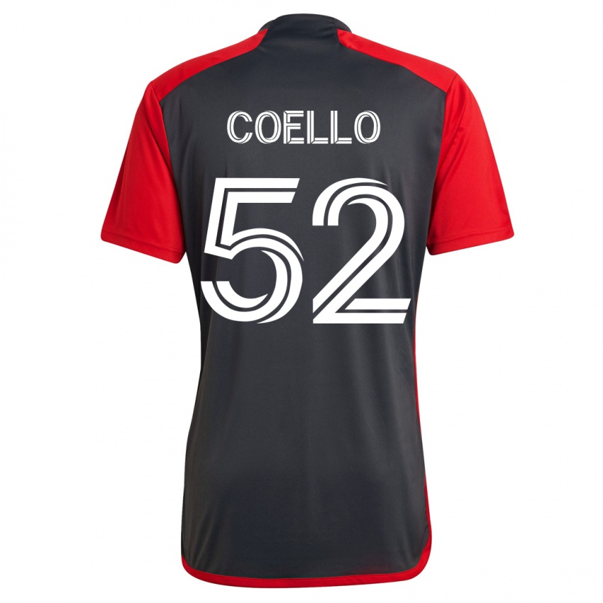 Hombre Camiseta Alonso Coello #52 Gris 1ª Equipación 2023/24 La Camisa Chile