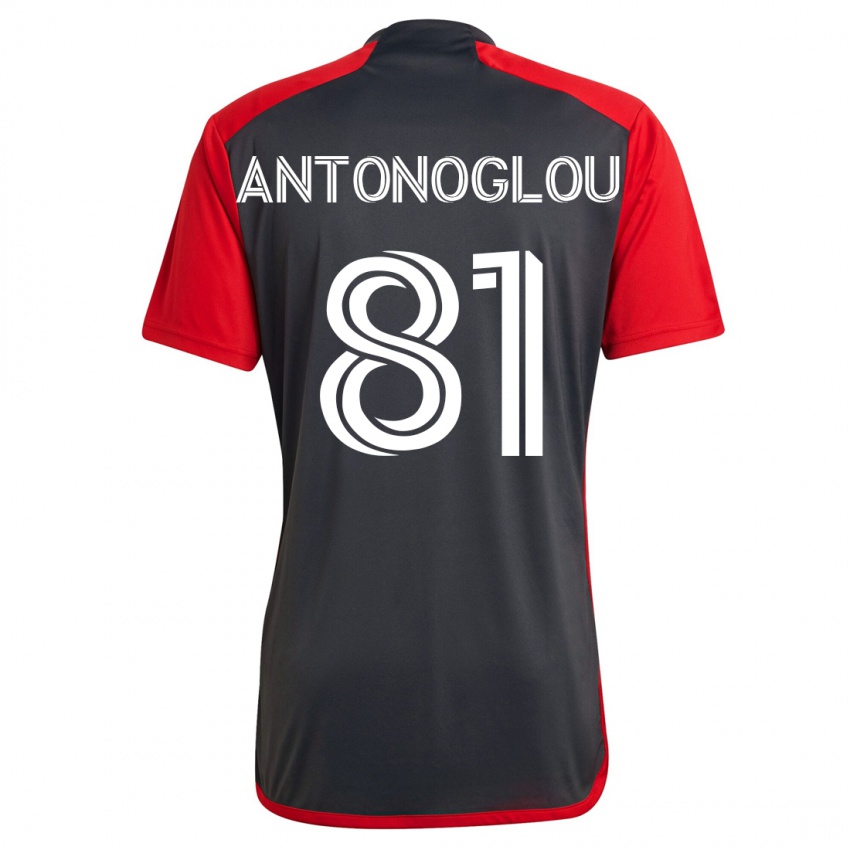 Hombre Camiseta Themi Antonoglou #81 Gris 1ª Equipación 2023/24 La Camisa Chile