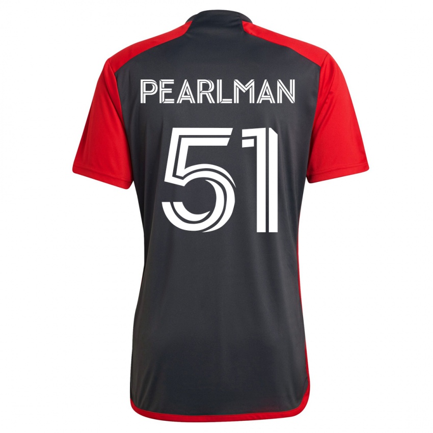 Hombre Camiseta Adam Pearlman #51 Gris 1ª Equipación 2023/24 La Camisa Chile