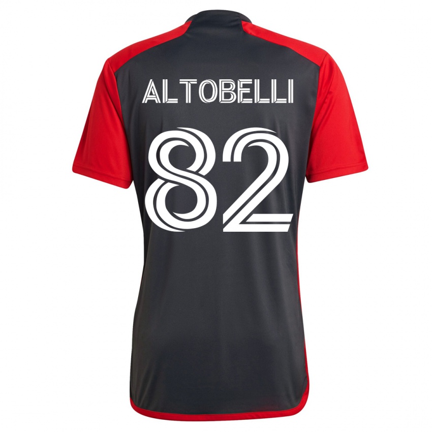 Hombre Camiseta Julian Altobelli #82 Gris 1ª Equipación 2023/24 La Camisa Chile