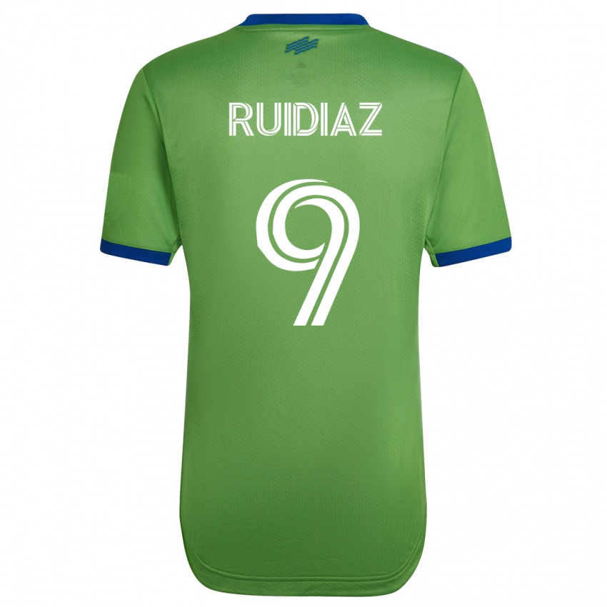 Hombre Camiseta Raúl Ruidíaz #9 Verde 1ª Equipación 2023/24 La Camisa Chile