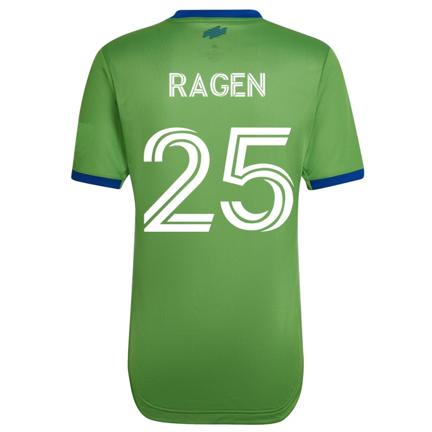 Hombre Camiseta Jackson Ragen #25 Verde 1ª Equipación 2023/24 La Camisa Chile