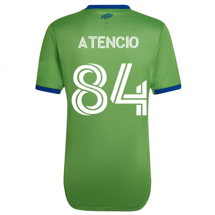 Hombre Camiseta Josh Atencio #84 Verde 1ª Equipación 2023/24 La Camisa Chile