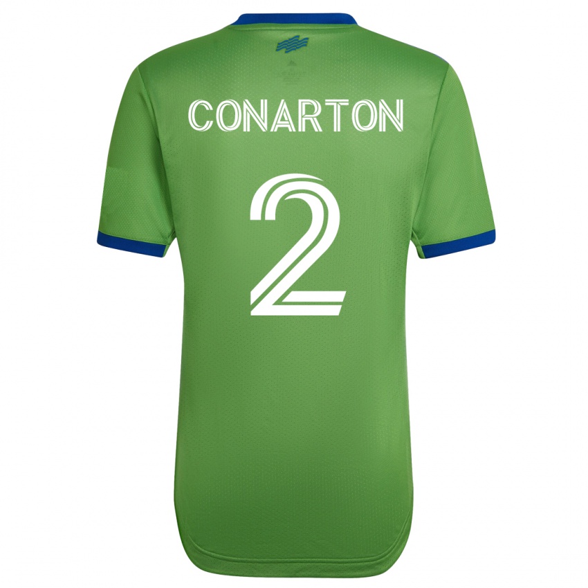 Hombre Camiseta Alyssa Conarton #2 Verde 1ª Equipación 2023/24 La Camisa Chile