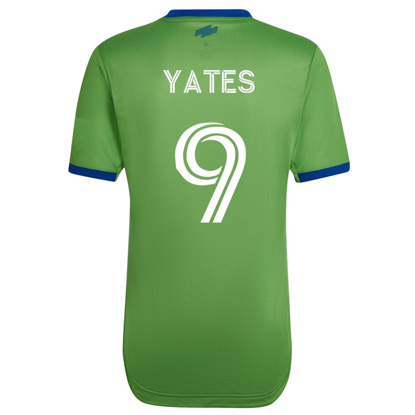 Hombre Camiseta Summer Yates #9 Verde 1ª Equipación 2023/24 La Camisa Chile