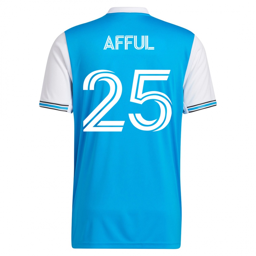 Hombre Camiseta Harrison Afful #25 Azul 1ª Equipación 2023/24 La Camisa Chile
