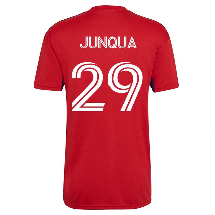 Hombre Camiseta Sam Junqua #29 Rojo 1ª Equipación 2023/24 La Camisa Chile