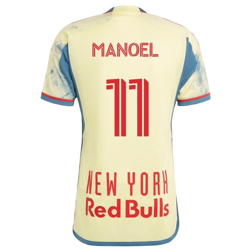 Hombre Camiseta Elias Manoel #11 Amarillo 1ª Equipación 2023/24 La Camisa Chile