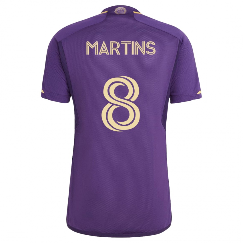 Hombre Camiseta Felipe Martins #8 Violeta 1ª Equipación 2023/24 La Camisa Chile
