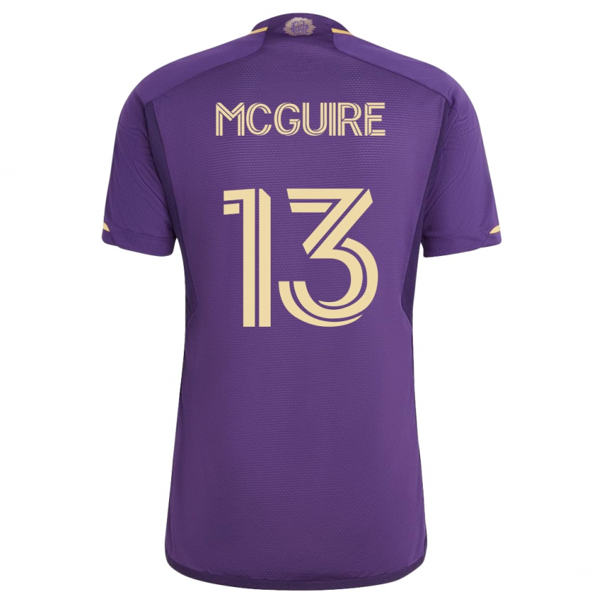 Hombre Camiseta Duncan Mcguire #13 Violeta 1ª Equipación 2023/24 La Camisa Chile