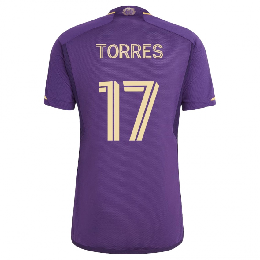 Hombre Camiseta Facundo Torres #17 Violeta 1ª Equipación 2023/24 La Camisa Chile