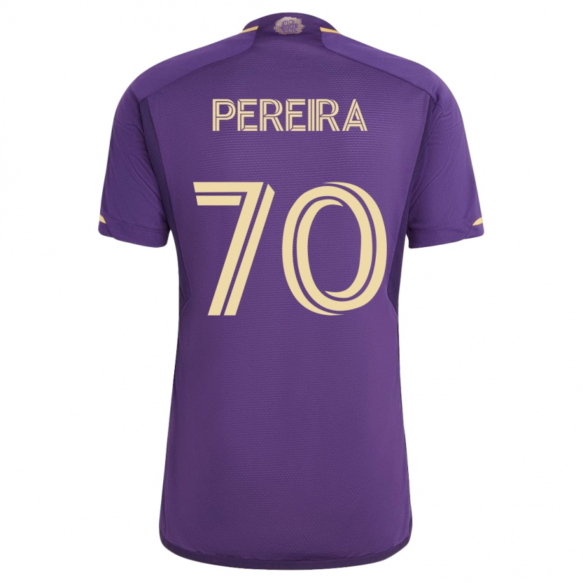 Hombre Camiseta Dominic Pereira #70 Violeta 1ª Equipación 2023/24 La Camisa Chile