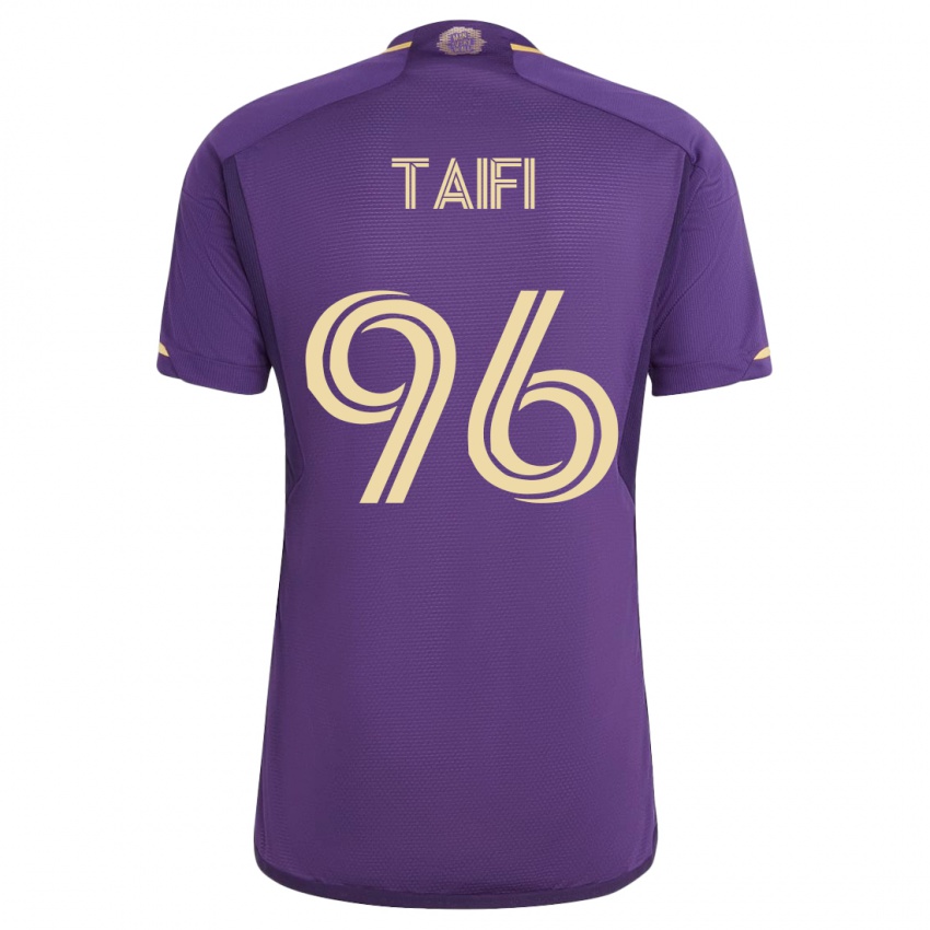 Hombre Camiseta Zakaria Taifi #96 Violeta 1ª Equipación 2023/24 La Camisa Chile