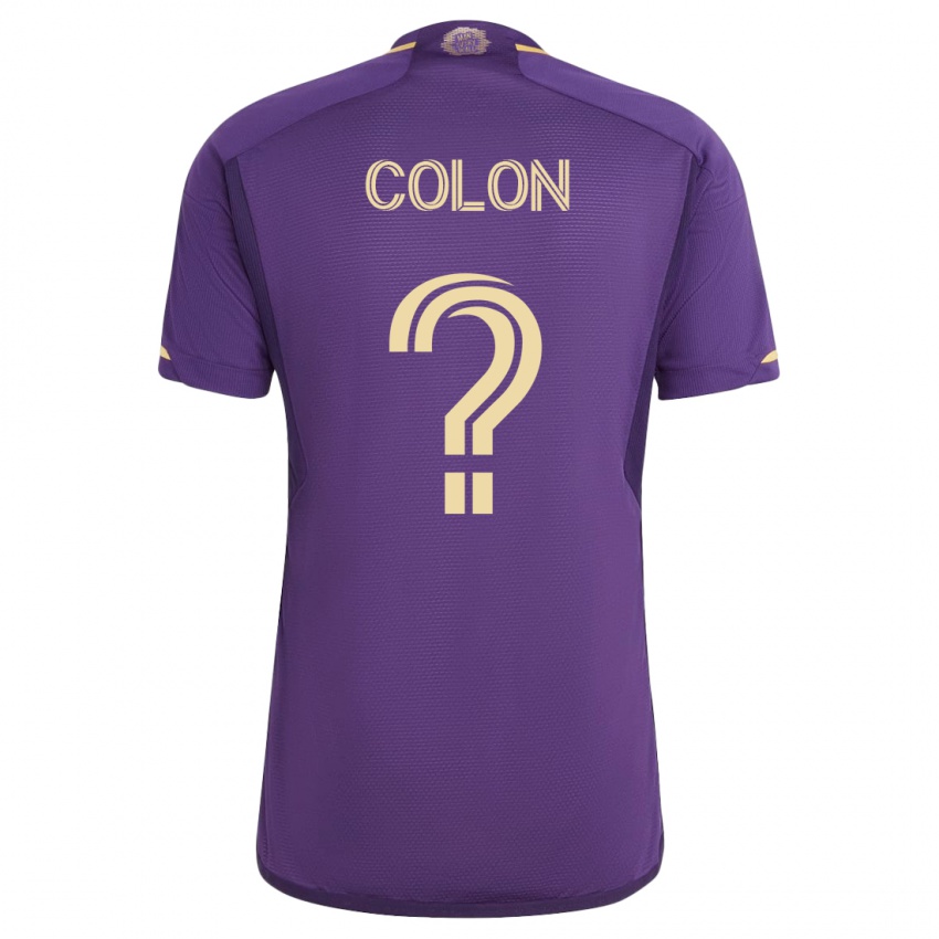 Hombre Camiseta Xzavier Colon #0 Violeta 1ª Equipación 2023/24 La Camisa Chile