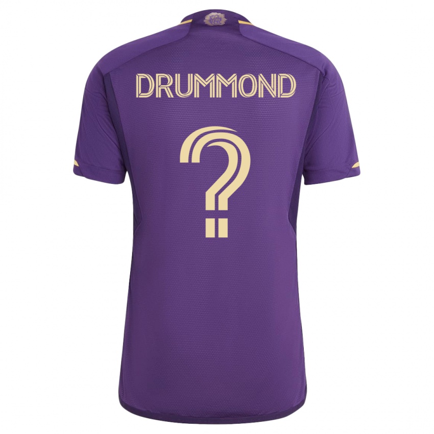 Hombre Camiseta Owen Drummond #0 Violeta 1ª Equipación 2023/24 La Camisa Chile