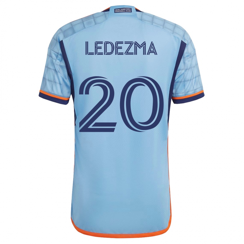 Hombre Camiseta Richard Ledezma #20 Azul 1ª Equipación 2023/24 La Camisa Chile