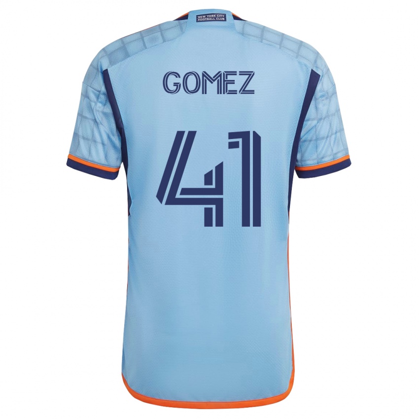 Hombre Camiseta Julián Gómez #41 Azul 1ª Equipación 2023/24 La Camisa Chile