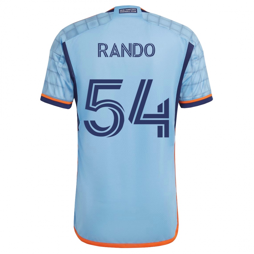 Hombre Camiseta Alex Rando #54 Azul 1ª Equipación 2023/24 La Camisa Chile