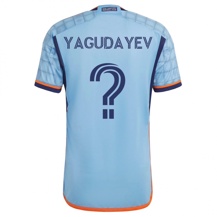 Hombre Camiseta Alexander Yagudayev #0 Azul 1ª Equipación 2023/24 La Camisa Chile