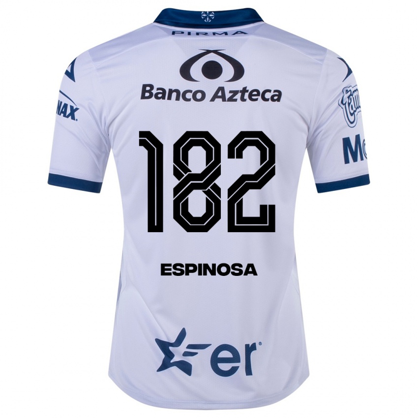 Hombre Camiseta Daniel Espinosa #182 Blanco 1ª Equipación 2023/24 La Camisa Chile