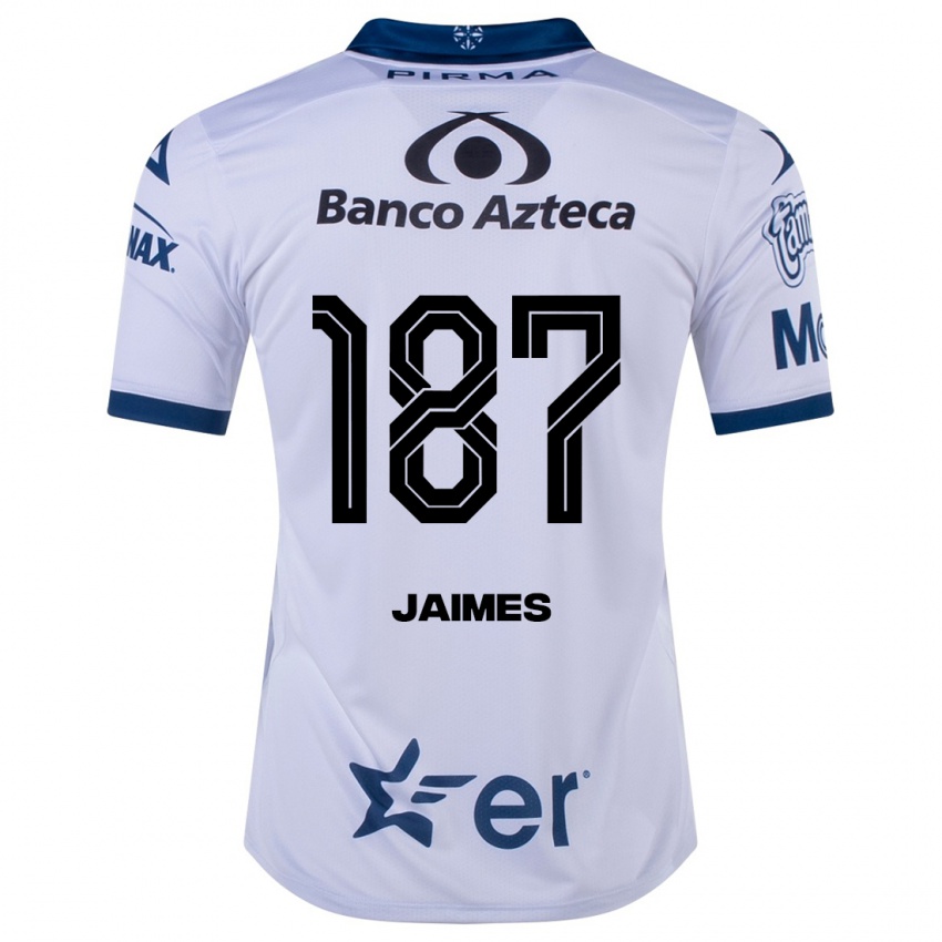 Hombre Camiseta Tristhan Jaimes #187 Blanco 1ª Equipación 2023/24 La Camisa Chile