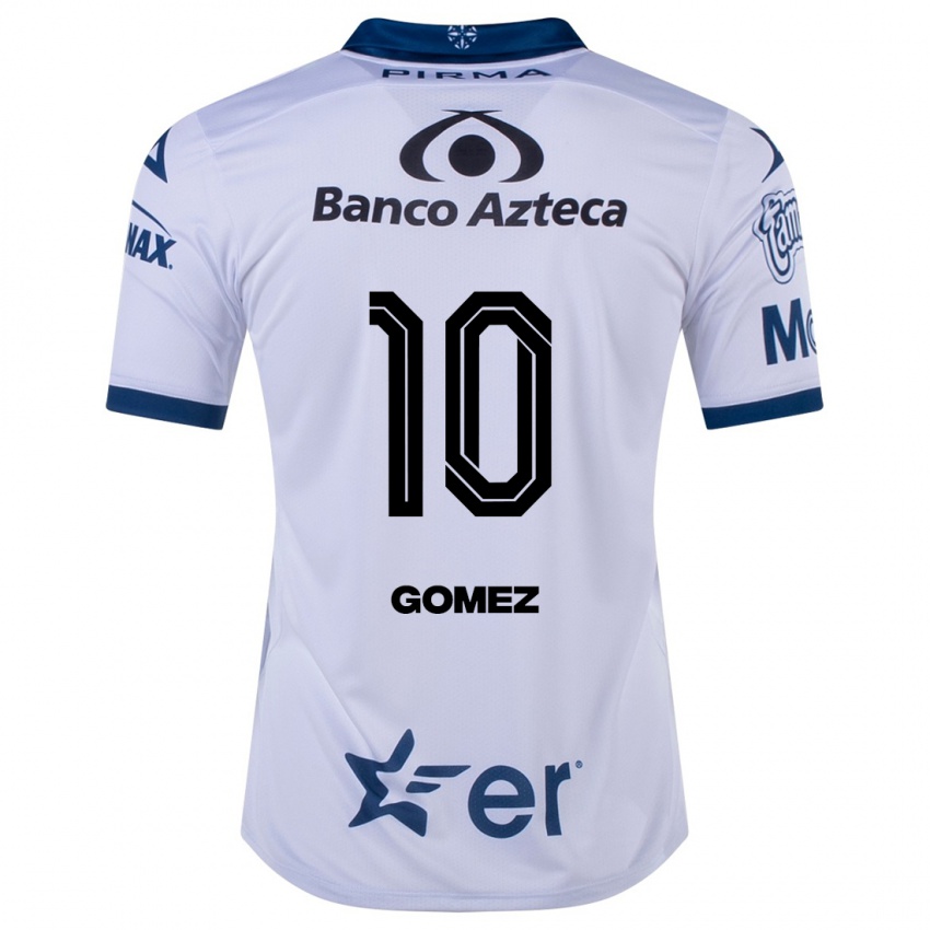 Hombre Camiseta Savianna Gómez #10 Blanco 1ª Equipación 2023/24 La Camisa Chile