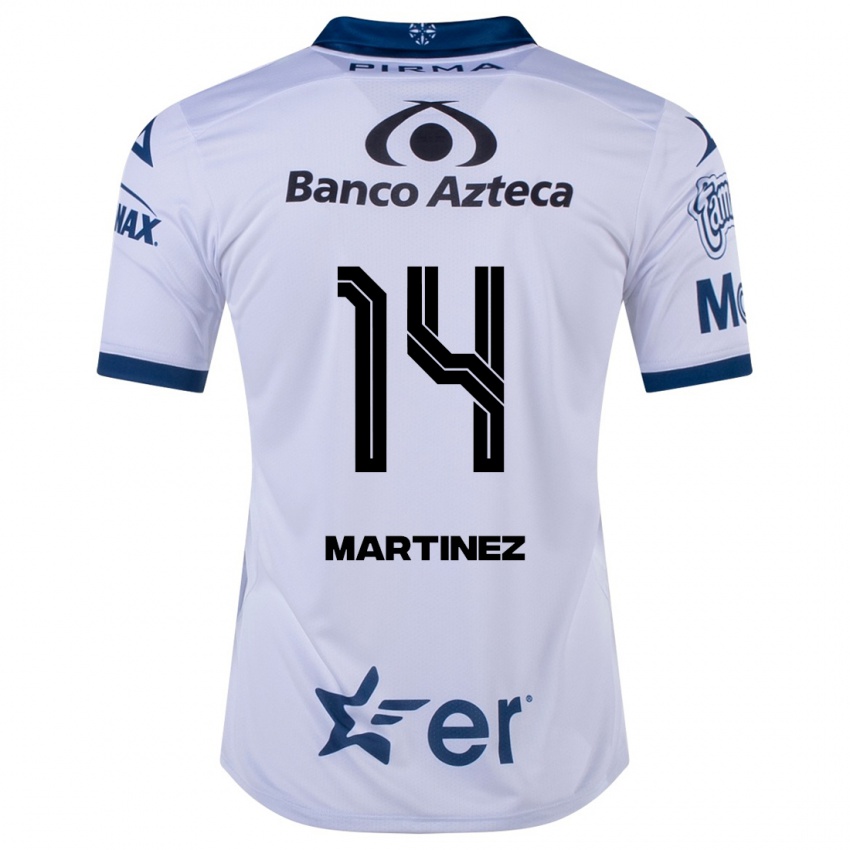 Hombre Camiseta Samantha Martínez #14 Blanco 1ª Equipación 2023/24 La Camisa Chile