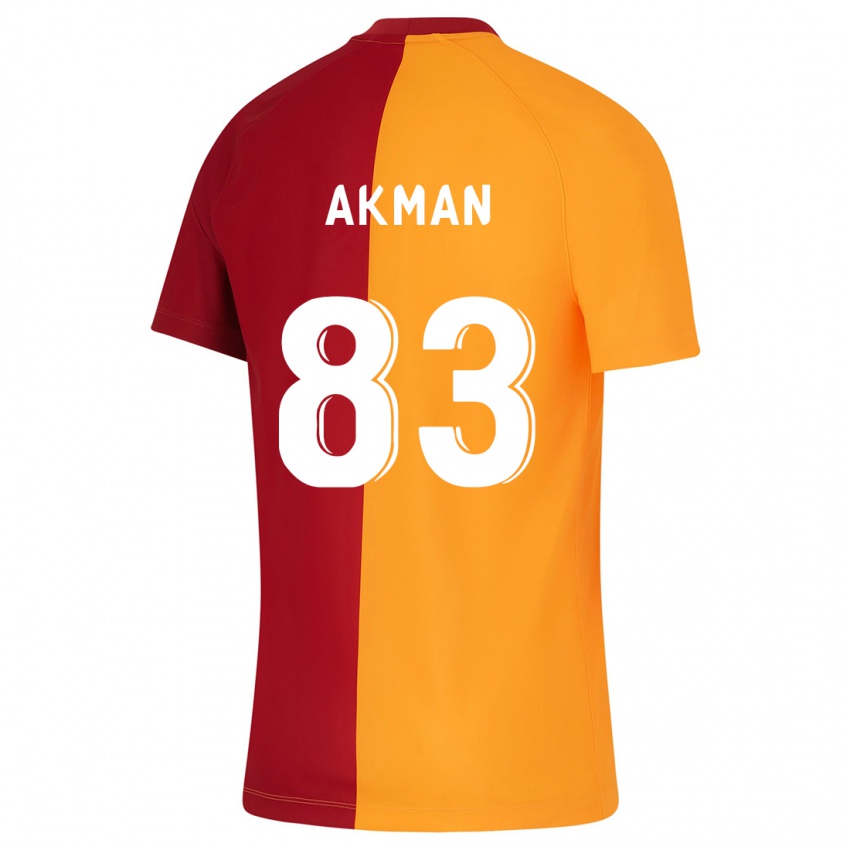 Hombre Camiseta Efe Akman #83 Naranja 1ª Equipación 2023/24 La Camisa Chile