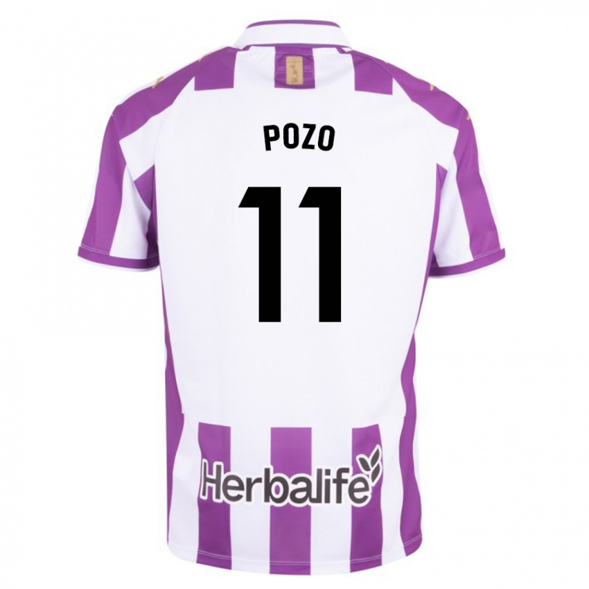 Hombre Camiseta Manuel Pozo #11 Morado 1ª Equipación 2023/24 La Camisa Chile