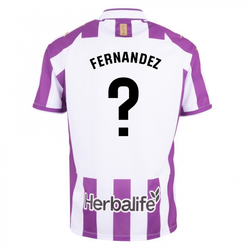 Hombre Camiseta Samu Fernández #0 Morado 1ª Equipación 2023/24 La Camisa Chile