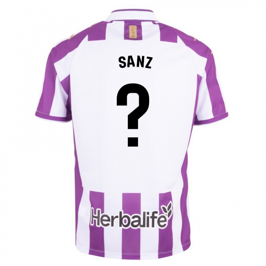 Hombre Camiseta David Sanz #0 Morado 1ª Equipación 2023/24 La Camisa Chile