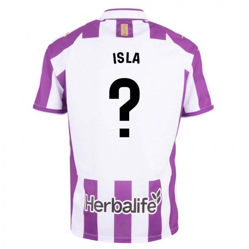 Hombre Camiseta Cristian Isla #0 Morado 1ª Equipación 2023/24 La Camisa Chile
