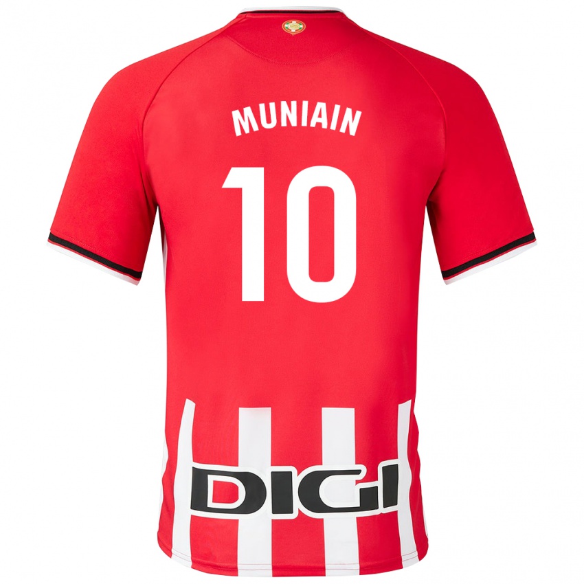 Hombre Camiseta Iker Muniain #10 Rojo 1ª Equipación 2023/24 La Camisa Chile