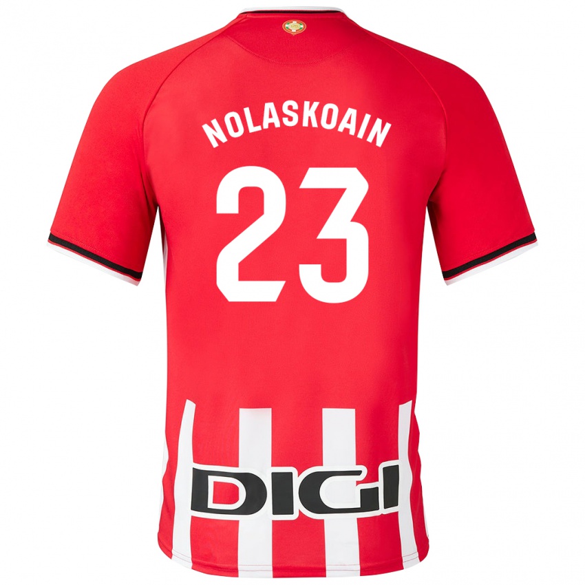 Hombre Camiseta Peru Nolaskoain #23 Rojo 1ª Equipación 2023/24 La Camisa Chile