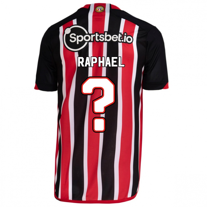Hombre Camiseta Raphael #0 Azul Rojo 2ª Equipación 2023/24 La Camisa Chile