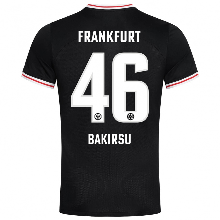 Hombre Camiseta Hüseyin Bakirsu #46 Negro 2ª Equipación 2023/24 La Camisa Chile