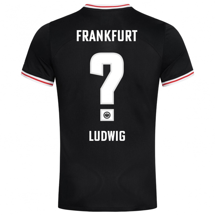Hombre Camiseta Finn Ludwig #0 Negro 2ª Equipación 2023/24 La Camisa Chile