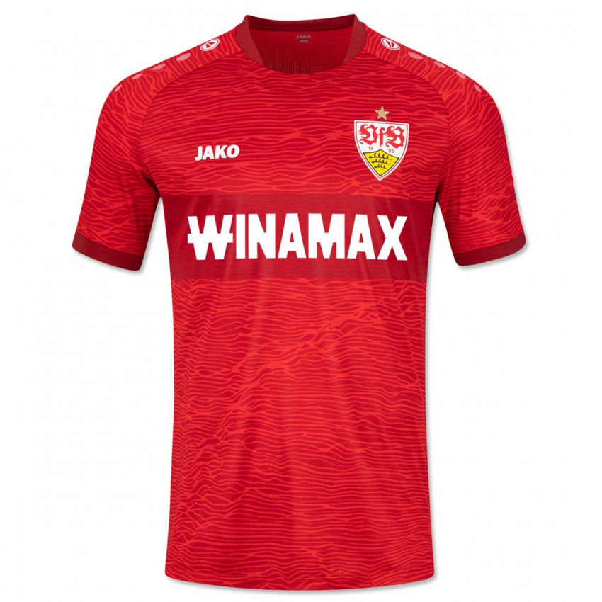 Hombre Camiseta Mirza Catovic #0 Rojo 2ª Equipación 2023/24 La Camisa Chile