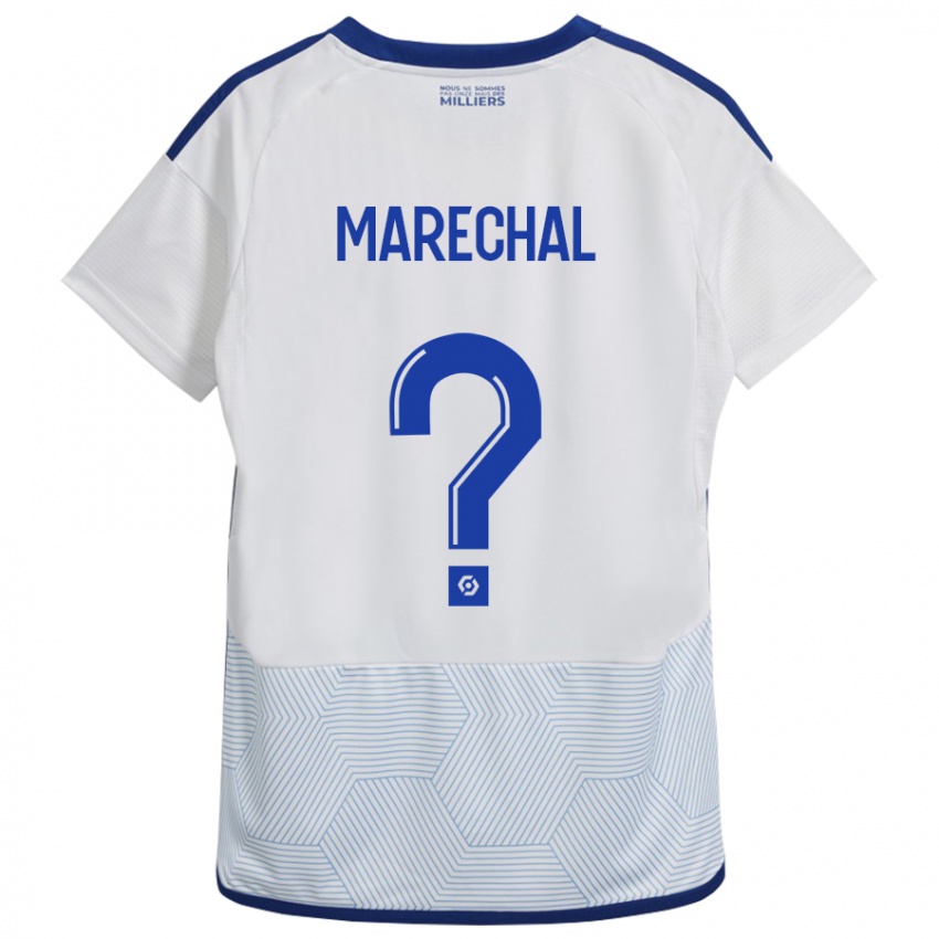 Hombre Camiseta Max Marechal #0 Blanco 2ª Equipación 2023/24 La Camisa Chile