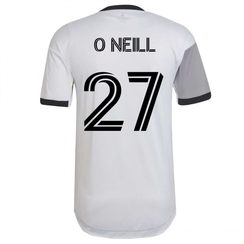 Hombre Camiseta Shane O'neill #27 Blanco 2ª Equipación 2023/24 La Camisa Chile