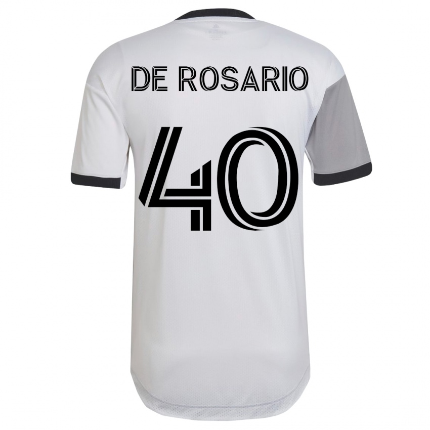 Hombre Camiseta Adisa De Rosario #40 Blanco 2ª Equipación 2023/24 La Camisa Chile