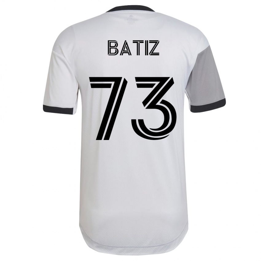 Hombre Camiseta Jesus Batiz #73 Blanco 2ª Equipación 2023/24 La Camisa Chile
